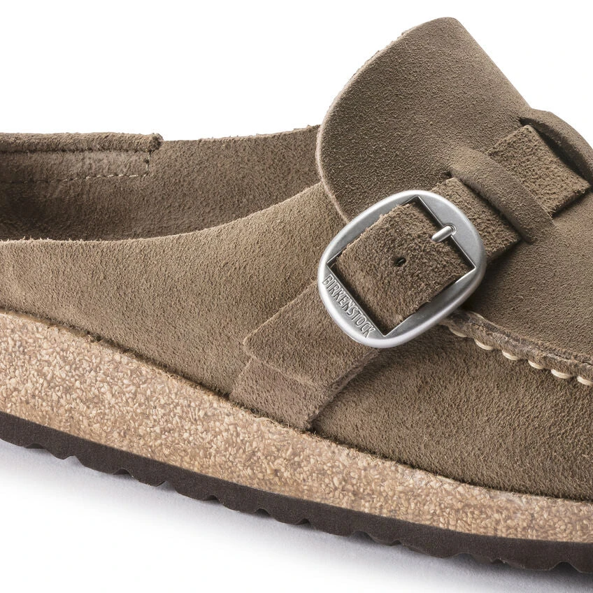 Birkenstock Women's Buckley Suede - Grey Taupe- Medium/Narrow - Image 6
