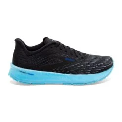 BROOKS Men's Hyperion Tempo Running Shoe - Black/Iced Aqua/Blue - Regular (D)