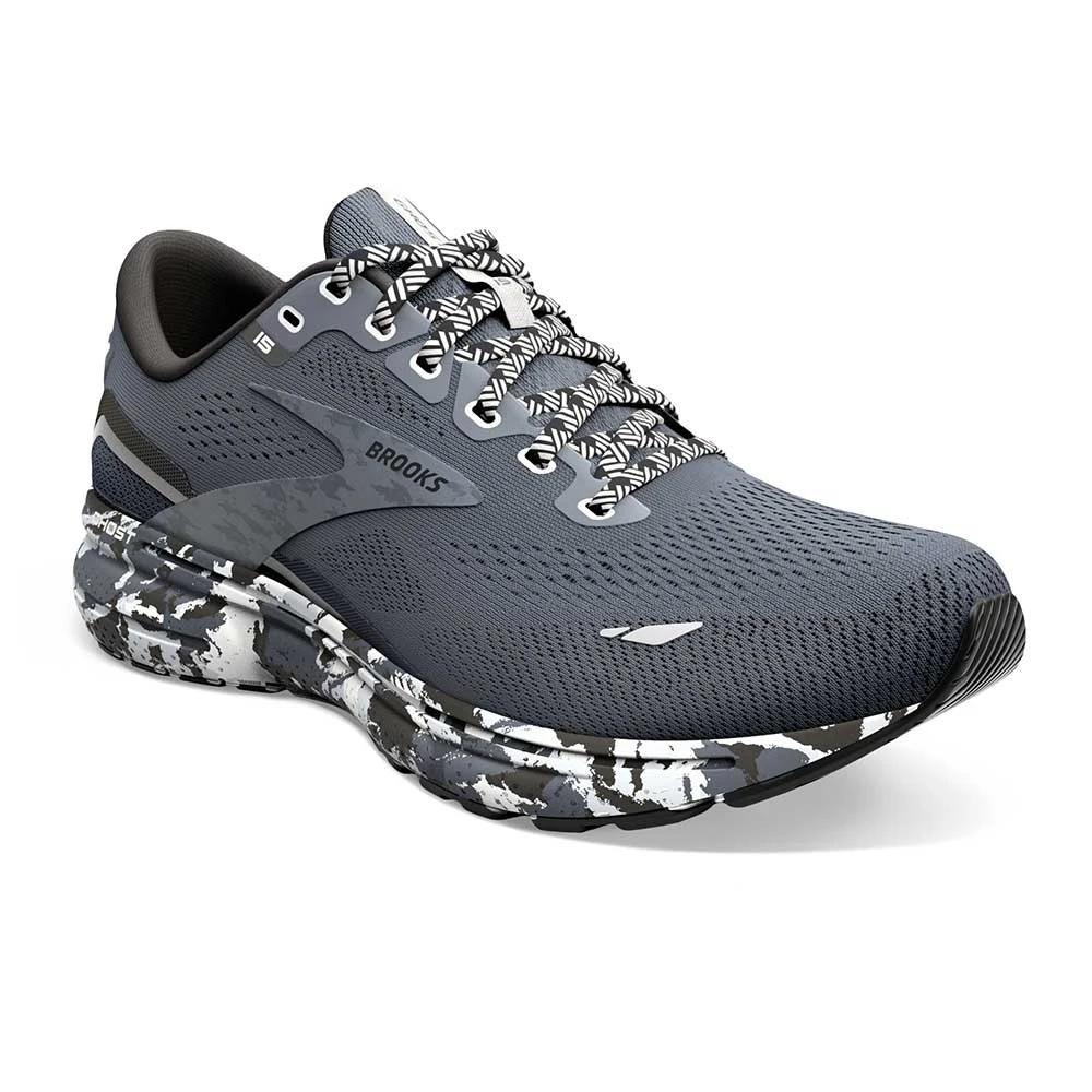 BROOKS Men's Ghost 15 Running Shoe - Ebony/Black/Oyster - Regular (D) - Image 3