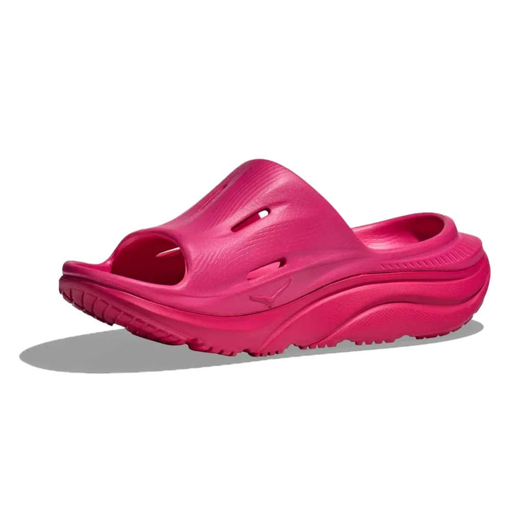 Hoka Unisex Ora Recovery Slide 3 - Pink Yarrow/Pink Yarrow - Image 3