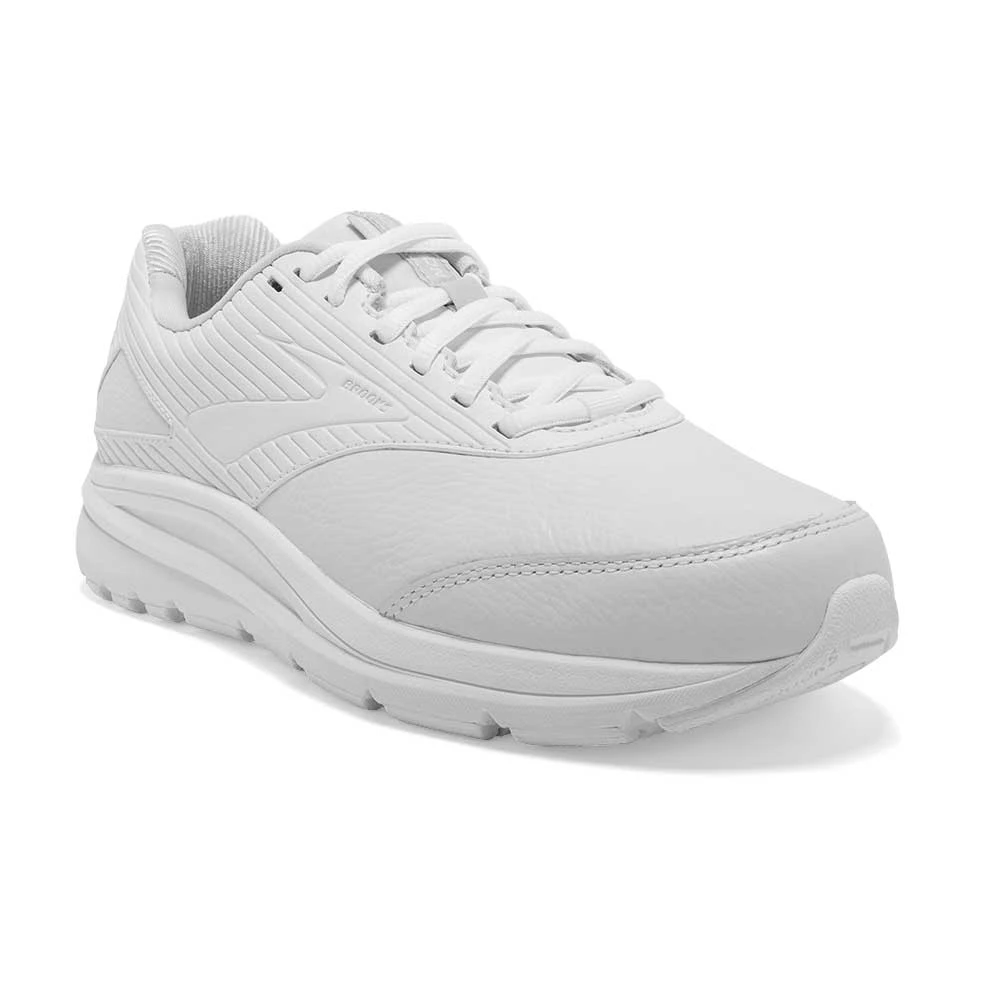 BROOKS Women's Addiction Walker 2 Walking Shoe - White/White- Extra Wide (2E) - Image 2