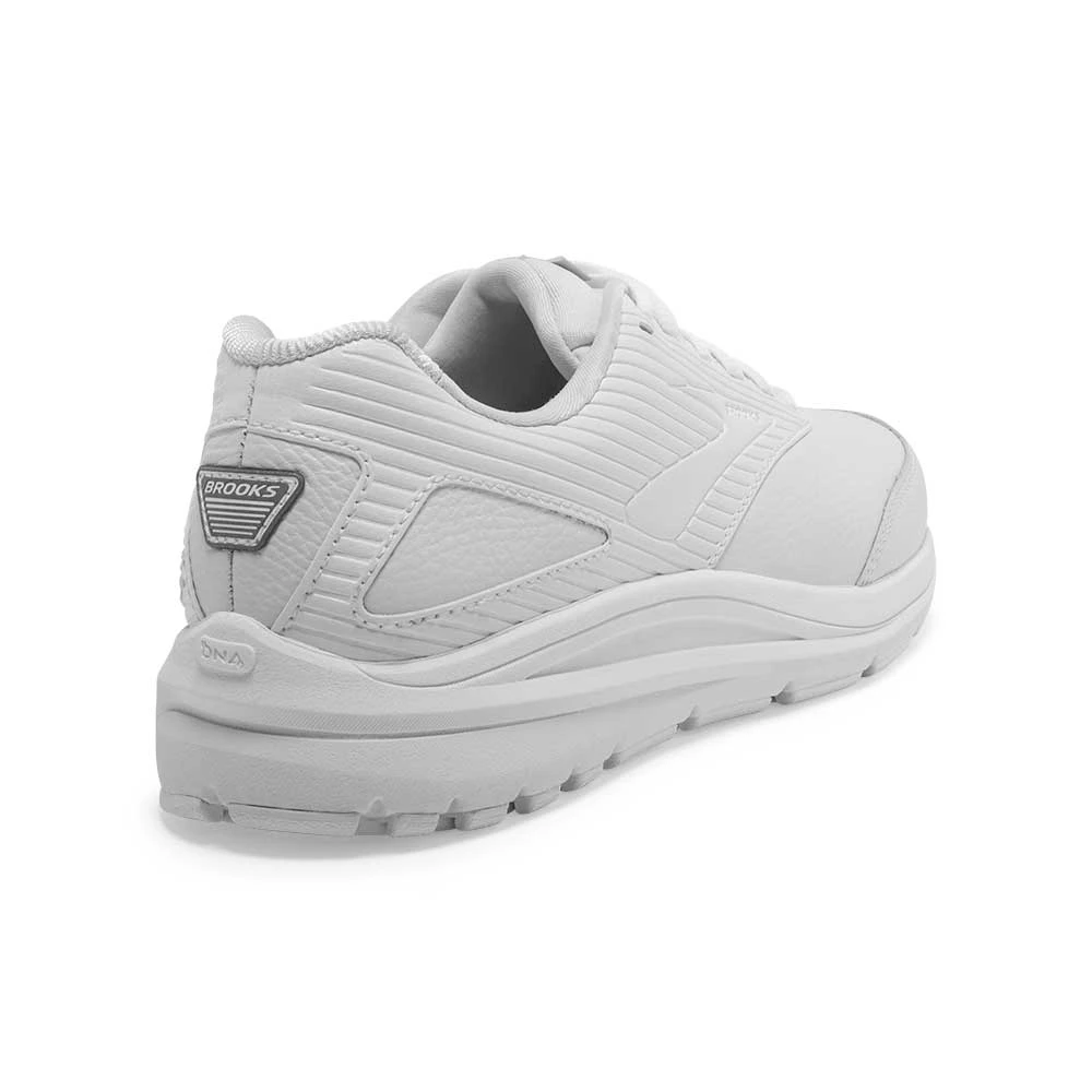 BROOKS Women's Addiction Walker 2 Walking Shoe - White/White- Extra Wide (2E) - Image 5