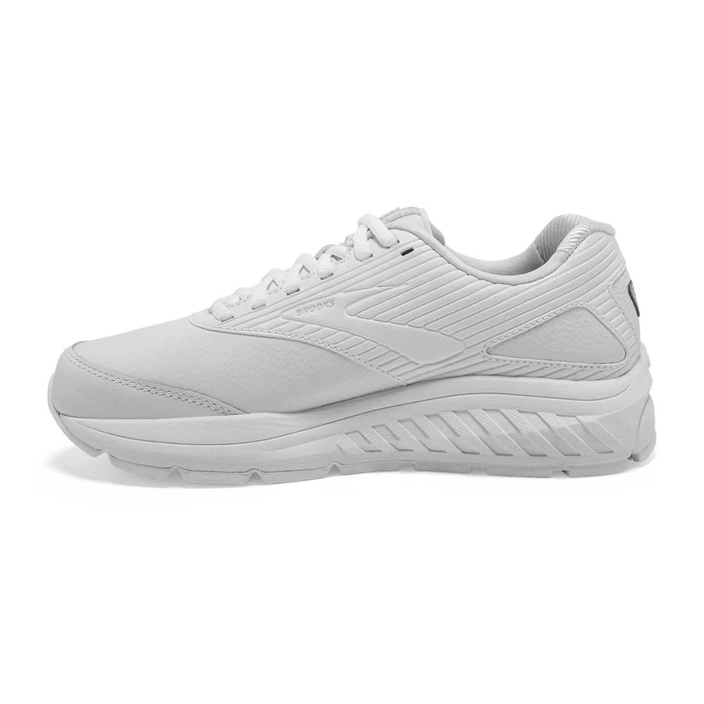 BROOKS Women's Addiction Walker 2 Walking Shoe - White/White- Extra Wide (2E) - Image 3