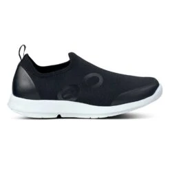 OOfos Women's OOmg Sport Shoe - White/Black- Regular (B)