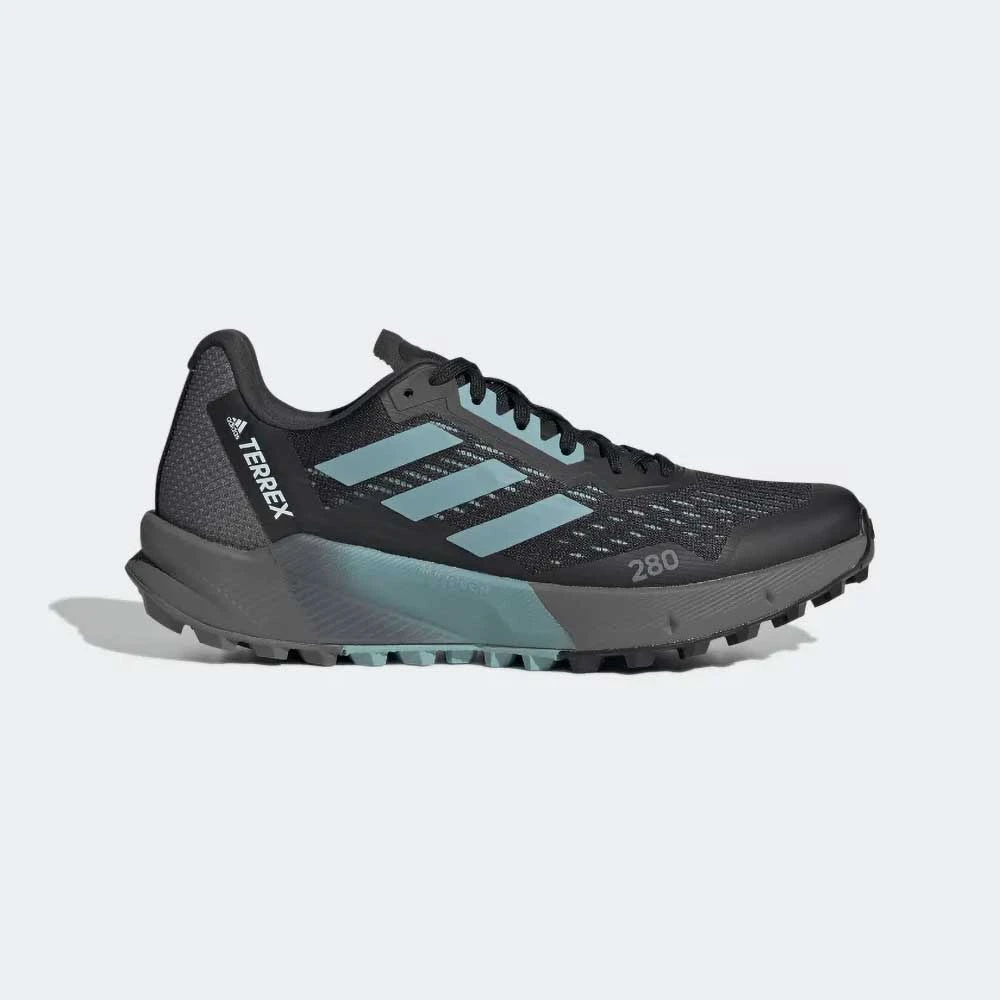 ADIDAS Women's Terrex Agravic Flow 2 Trail Shoe- Core Black/Mint Ton/Ftwr White- Regular (B)