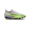 Nike Youth Phantom GX Academy DF FG/MG Soccer Cleats - Barely Volt/Gridiron - Regular (D)