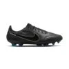 Unisex Nike Tiempo Legend 9 Elite FG Soccer Shoe- Black/Dk Smoke Grey/Summit White