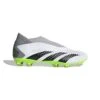 ADIDAS Unisex Predator Accuracy .3 Laceless FG - Cloud White/ Core Black / Lucid Lemon- Regular (D)