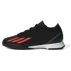 ADIDAS JR X Speedportal .3 IN Soccer Shoe - Core Black/Solar Red/Team Solar Green - Regular (D)