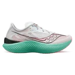 Saucony Women's Endorphin Pro 3 Running Shoe - Fog/ViZiPink - Regular (B)