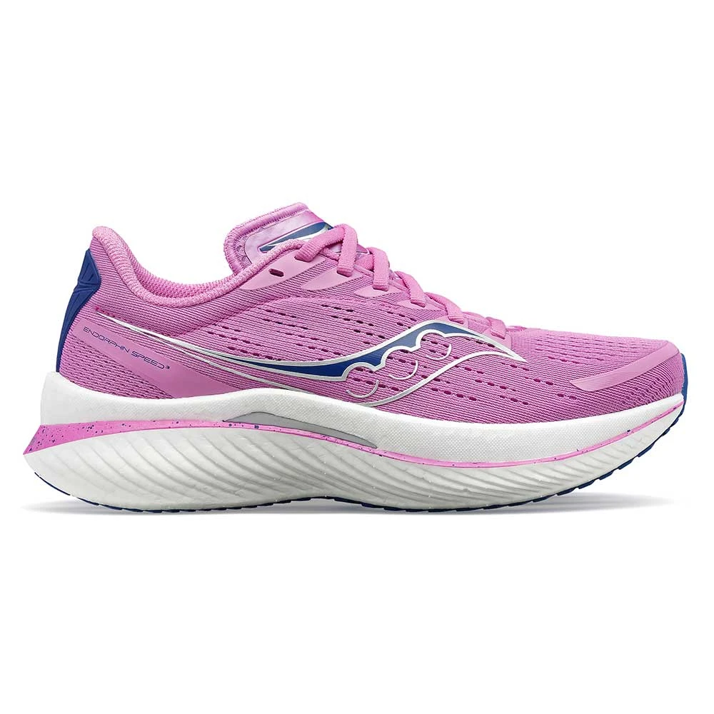 Saucony Women's Endorphin Speed 3 Running Shoe - Grape/Indigo - Regular (B)