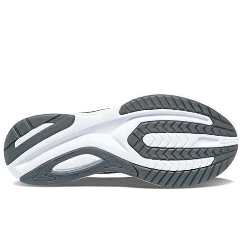 Saucony Men's Guide 15 Running Shoe - Black/White - Regular (D) - Image 4