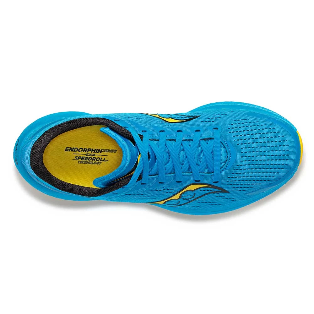 Saucony Men's Endorphin Speed 3 Running Shoe- Ocean/Vizigold- Regular (D) - Image 3