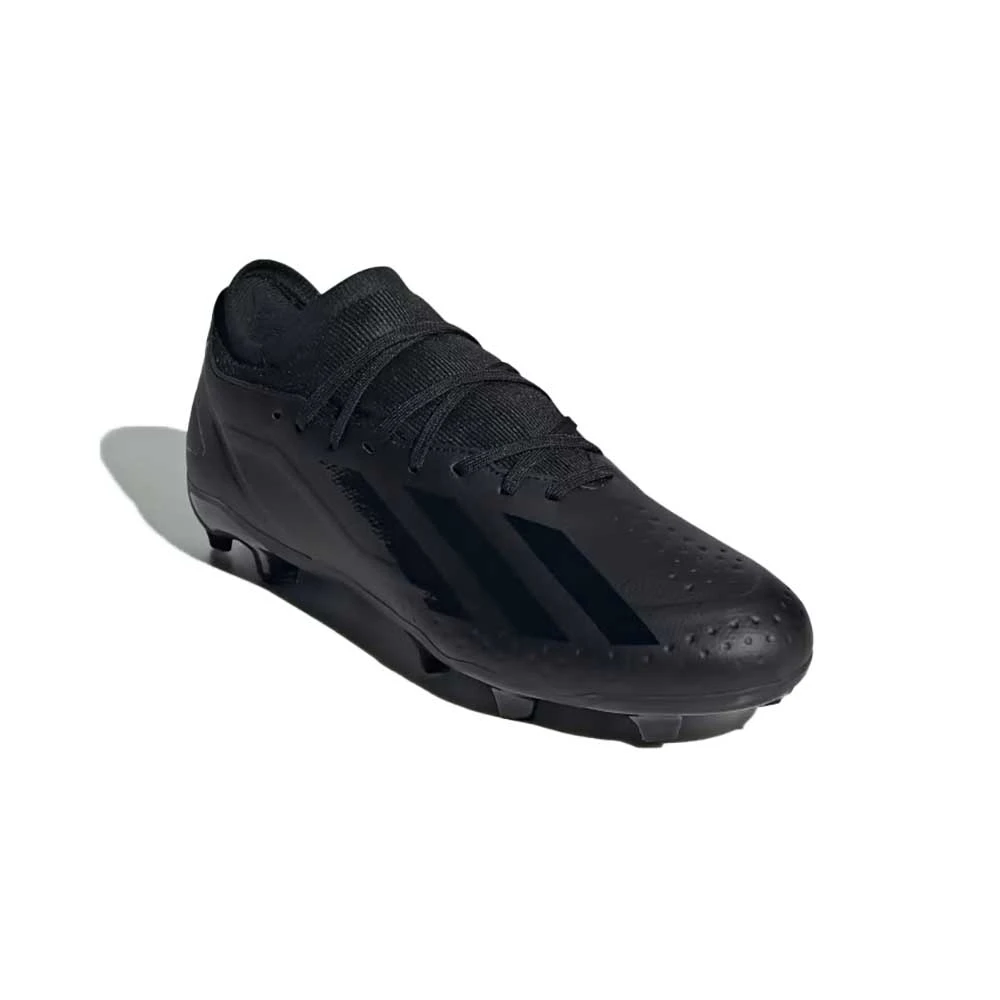 ADIDAS Men's X CRAZYFAST.3 FG Soccer Shoe - Core Black,Core Black,Core Black - Regular (D) - Image 2