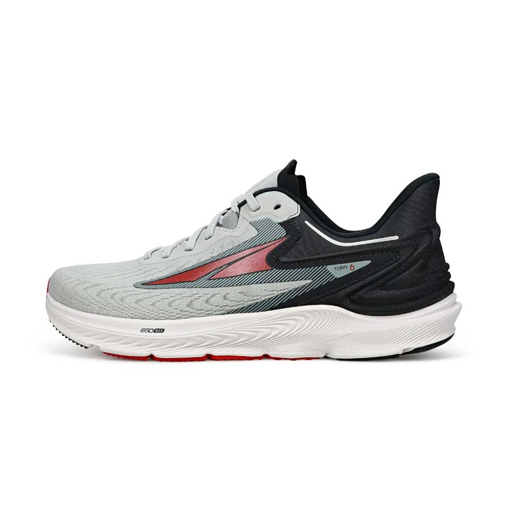 Altra Men's Torin 6 Running Shoe- Gray/Red - Regular (D) - Image 3