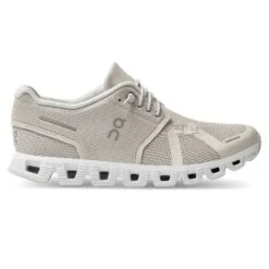 On Running Women's Cloud 5 Running Shoe- Pearl/White - Regular (B)