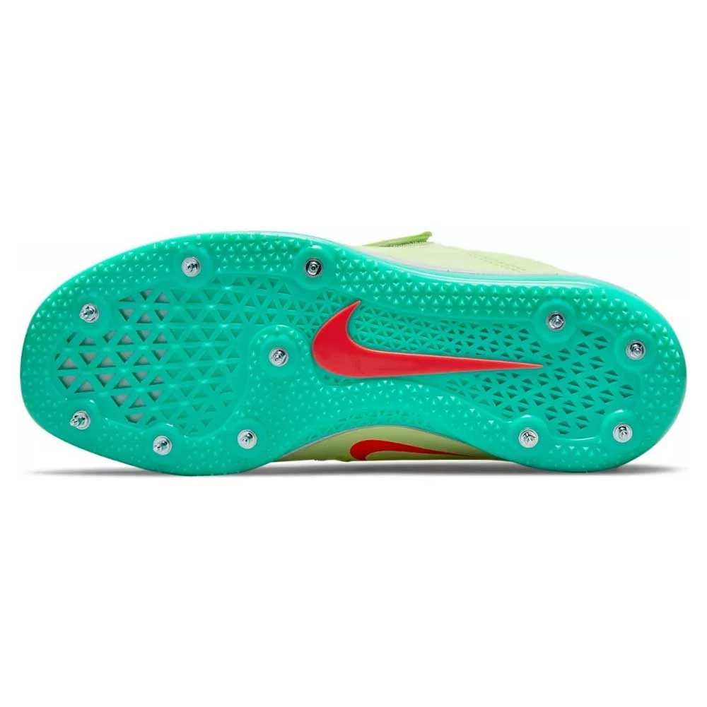 Unisex Nike High Jump Elite Spike-Barely Volt/Hyper Orange/Dynamic Turq - Regular (D) - Image 4