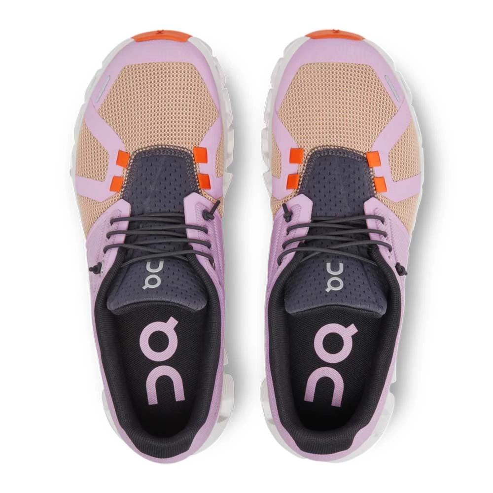 On Running Women's Cloud 5 Push Running Shoe - Fiji/Rose - Regular (B) - Image 4